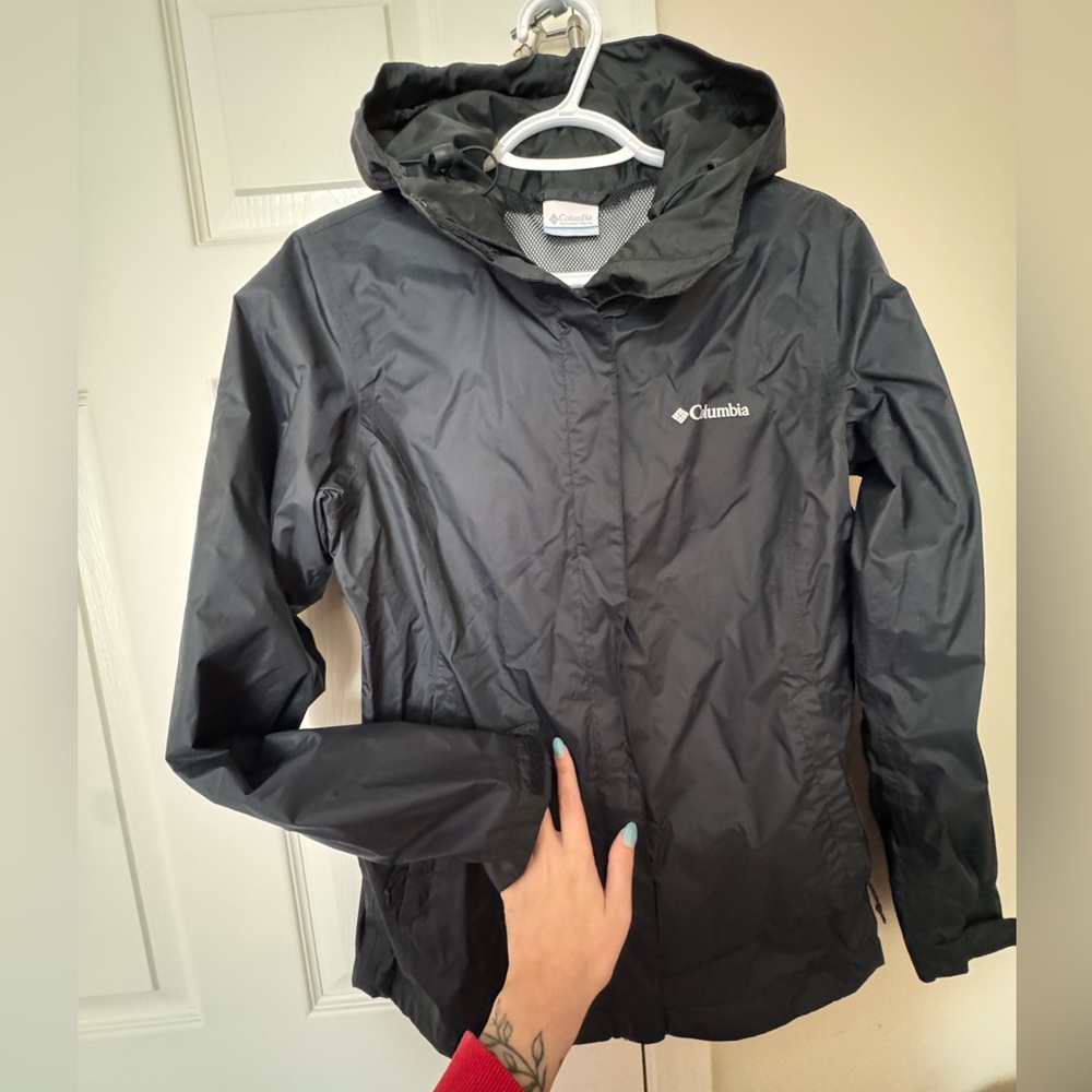 Columbia Women's Charcoal Hooded Ski Jacket - Picture 3 of 8